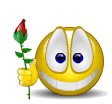 Emoticon Dom flor