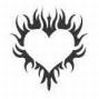 Avatar Heart tatouage tribal