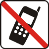 Proibido o uso de telefones celulares