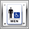 bagno poster e disabili uomini