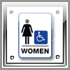Avatar cartel baño mujeres