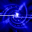 Avatar arte abstracto azul