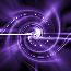 Avatar arte abstracto violeta