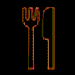 knife and fork