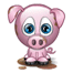 Emoticon Schwein