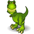 Emoticon Dinosauro furioso