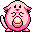 Emoticon Pokemon Pinpuku or Chansey