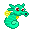 Emoticon 포케몬 Horsea 또는 Tattu