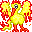 Emoticon Pokemon Moltres or Fire