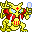 Emoticon Pokemon Zapdos or Thunder