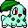 Emoticon Pokemon Chikorita or Chicorita