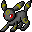Emoticon 포케몬 Umbreon 또는 검둥이의