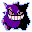 Emoticon Pokemon Gengar or Gangar