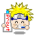 Emoticon Naruto washing their teeth
