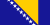 Emoticon Flagge von Bosnien und Herzegowina