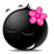 Emoticon Blacky blume