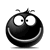 Emoticon Blacky smiling