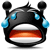 Emoticon Blacky crying