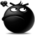 Emoticon Blacky aufgebracht