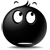 Emoticon Blacky überrascht