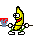 Emoticon banana dançante