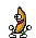 Emoticon Bananen Tanzen