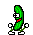 Emoticon Cucumber dancing