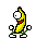 Emoticon Banana Cyclops dancing