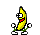 Emoticon Banana zerkleinert