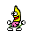 Emoticon Bananen augen aus