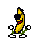 Emoticon Banana bailando