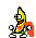 Emoticon Banana bailando