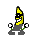 Emoticon Banana danzando