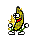 Emoticon Bananen tanzen