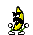 Emoticon Banana dançando