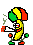 Emoticon Banana dancing Jamaica