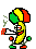 Emoticon Banana dancing Jamaica