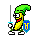 Emoticon Banana sabreur