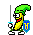 Emoticon バナナ剣士