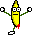 Emoticon Bananen ohne Bein