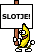 Emoticon Banana cartello Slotje