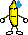 Emoticon banana gota
