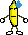 Emoticon バナナ痛風