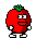 Emoticon トマトのダンス