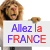 Emoticon Futebol - Allez la France - Goleo