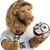 Emoticon 축구 - Goleo 및 Pille