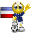 Emoticon Soccer - Flag of Yugoslavia