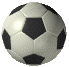 Emoticon Ball der Fußball