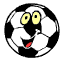 Emoticon ball der fußball