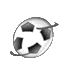 Emoticon pelota de fútbol